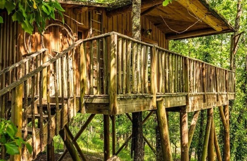 Saint-Amand-de-Coly Cabin | Cabane 3 étoiles - Piscine - ccbfh0c