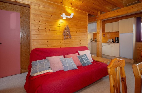 La Feclaz Ski Chalet | Chalet '331 - Village Nordique' with Mountain View, Shared Pool and Private Terrace