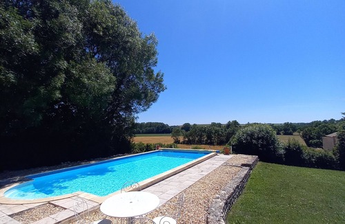 Bonneville House | Charente rustic farmhouse with heated pool and wonderful views, sleeps 13.