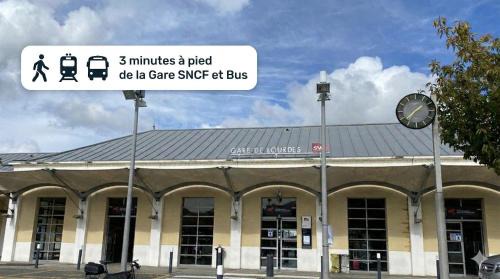 Lourdes Apartment | Charmant 2 pièces avec terrasse proche centre ville - Parking Gratuit à proximité