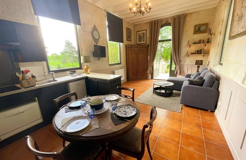 Brehemont Cottage | Charming chapel, pool near Loire