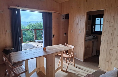 Sadroc Ski Chalet | Comfortable cabin with breathtaking views of the Corrézienne countryside