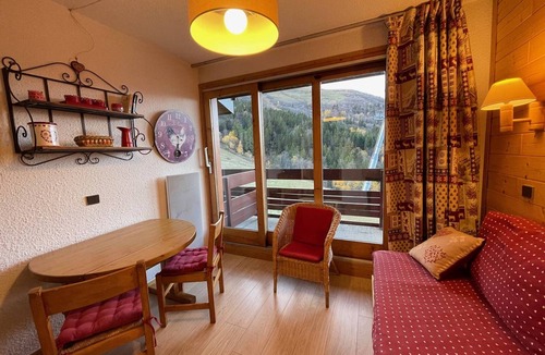 Valmorel Apartment | Cozy studio for 2 with balcony, ski-in/ski-out at Valmorel