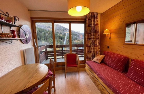 Valmorel Apartment | Cozy studio for 2 with balcony, ski-in/ski-out at Valmorel