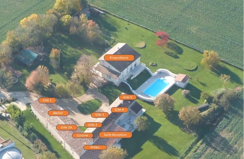 Saint-Pierre-d'Amilly House | Gite Sunflowers: for 5 people at the Domaine de Pegon in the countryside.