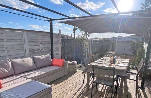 Sainte-Maxime House | House for 4 people – Air conditioning – Terrace – WiFi – Near town center and shops –.