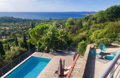 La Croix-Valmer House | House LA CROIX VALMER (Golf of St Tropez) - Exceptional view - 8 people