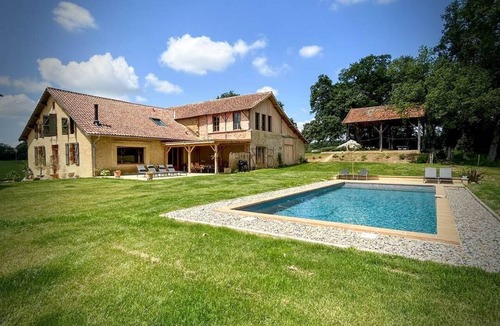 Montesquiou House | House Puchouaou Gîte12 persons with private pool