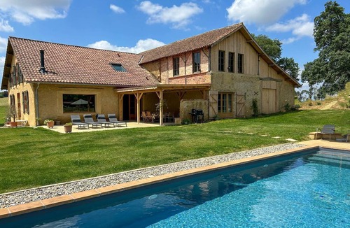 Montesquiou House | House Puchouaou Gîte12 persons with private pool