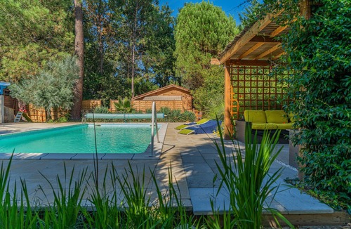 Saumos Apartment | La Maisonnette en Bois – Pool, Nature, and Ocean Nearby
