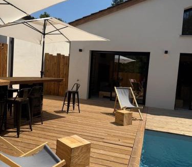 Martillac Villa | La Villa Lyra - 8P - PiscineJacuzzi