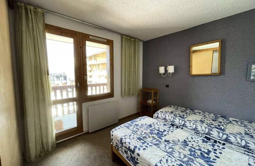 Valmorel Apartment | Les Pierres Plates 6 - Divisible studio, lovely view of the valley