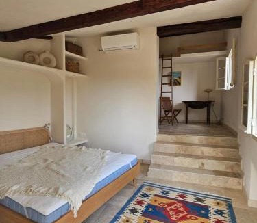 Cagnes-sur-Mer Apartment | Lovely old town house sea view, 1br AC, pool,sauna