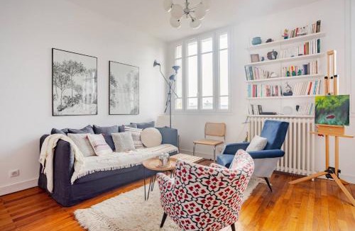 Richebourg - Saint-Clement Apartment | Lumineux appartement privatif - Élégant & Arty
