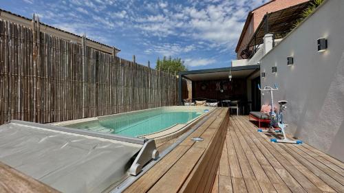 Port Grimaud Villa | Maison Luxe 3 ch Piscine SPA, plage et port 5 mn, St Tropez 15 mn