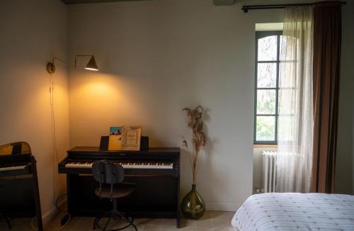 Gamarde-les-Bains House | Maison Mirabelle - La chambre côté jardin avec cuisine