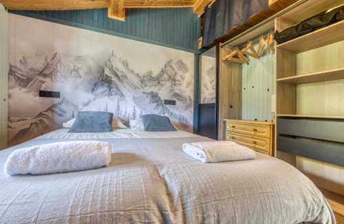 Passy Ski Chalet | Mazot des Outards - Pool - Garden - Air Conditionning