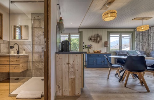 Passy Ski Chalet | Mazot des Outards - Swimming pool - Air conditioning - Cozy garden