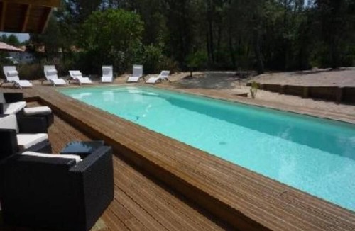 Moliets-et-Maa Villa | Modern, quiet villa on golf course, near beach, large heated pool