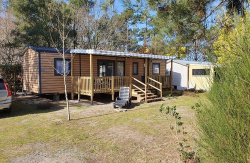 Saint-Julien-en-Born House | New mobile home 2022/44m²+veranda in 3-star vacation park approx. 4km from the beach