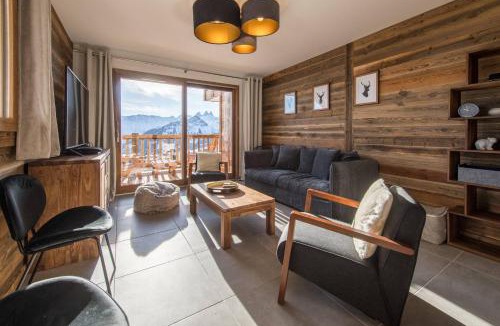La Toussuire Apartment | ODYSSEE A201 Vaste appartement en vieux bois sur les pistes, vue panoramique