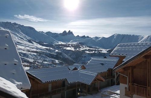 Albiez-le-Vieux Apartment | Parking, tv, ski locker, 41m², Albiez Montrond