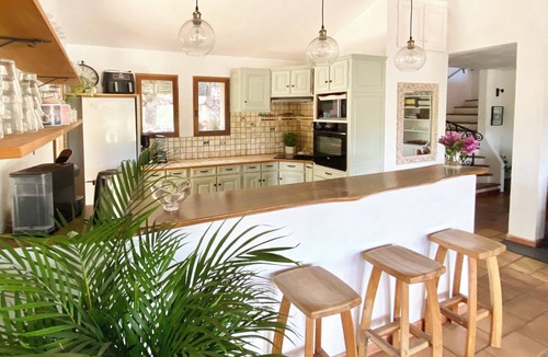 Roquefort-les-Pins Villa | Peaceful 5 Bedroom Villa with a studio pool house and large pool.