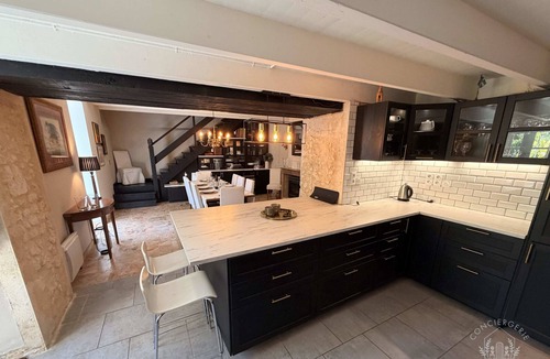 Bonnes Villa | Private riverside villa with garden sleeps 8