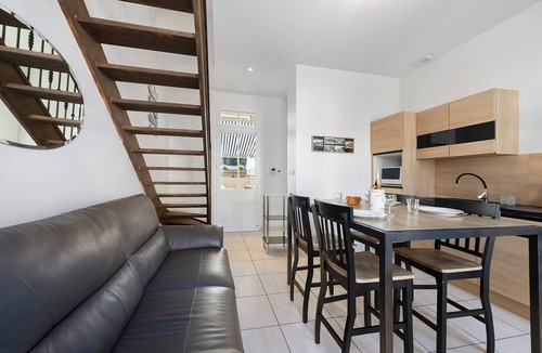 Saint-Gilles-Croix-de-Vie Apartment | “Résidence de la Plage” Apartment with Private Terrace and Balcony