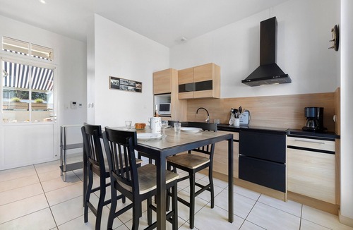 Saint-Gilles-Croix-de-Vie Apartment | “Résidence de la Plage” Apartment with Private Terrace and Balcony