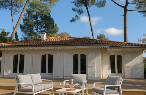 Lanton House | Renovated house with a large garden · 10 min from the beach · Taussat, Arcachon Bay