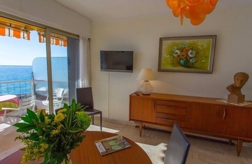 Menton Apartment | Seaside 2BR Apartment with Terrace, Pool & Garage in Menton