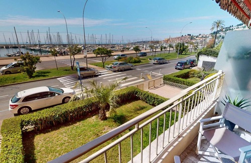 Menton Apartment | Spacious renovated 2-room with air conditioning, terrace and balcony sea view