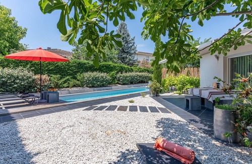 Lestonat - Monsejour House | Spacious vacation home with private outdoor pool and beautiful garden area.