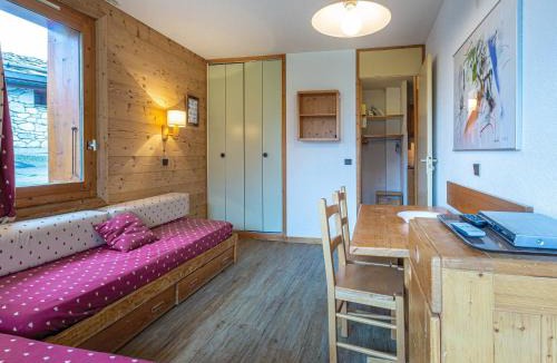 Valmorel Apartment | Studio cabine avec terrasse, accès direct aux pistes, idéal familles - FR-1-356-305