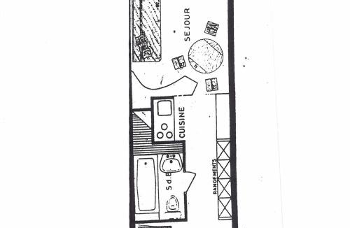 Arc-2000 Apartment | Studio confortable pour 4 aux Arcs 2000 proche des pistes - FR-1-411-332