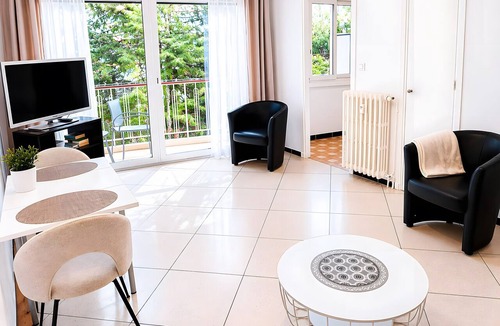 Cros-de-Cagnes Apartment | Studio 'Seaside' with Balcony and Wi-Fi