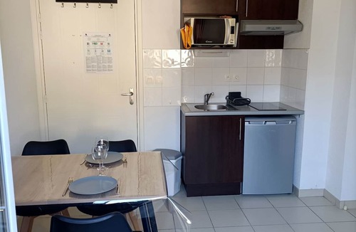 Salies-de-Bearn Apartment | T1 BIS B37 WITH TERRACE IN RESIDENCE WITH SWIMMING POOL