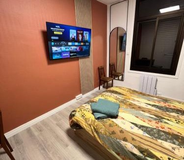Saintes Apartment | T2 calme - clim et parking gratuit - Abbaye aux Dames