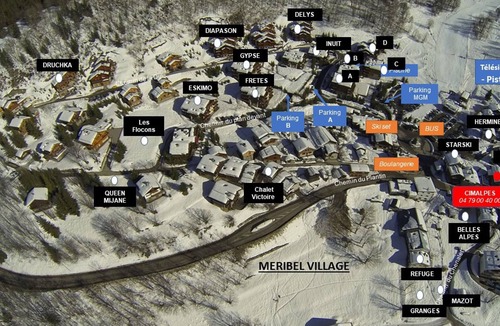 Meribel Village Ski Chalet | Traditional chalet near slopes, pets allowed, parking
