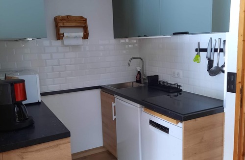 Valmorel Apartment | VALMOREL 6 pers 35m2, ski in and ski out Pierrafort, resort center