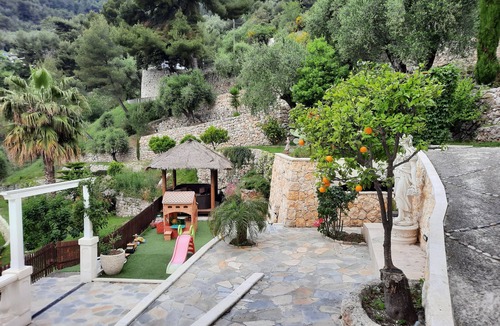 Sainte-Agnes House | Villa, apartment 125m2, swimming pool, garden 5 min from Menton
