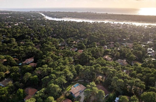 Soorts-Hossegor Villa | Villa de luxe avec piscine chauffée, jacuzzi, sauna au cœur de la forêt des Landes - FR-1-791-24