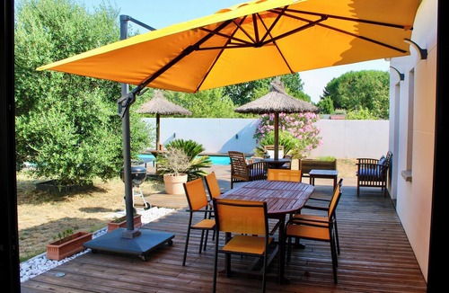 Landevieille Villa | Villa Terra Nova 8 guests: Heated pool, jacuzzi, nature, 10 min ocean