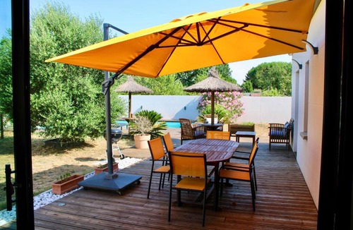 Landevieille Villa | Villa Terra Nova 8 guests Heated pool jacuzzi nature 10 min ocean