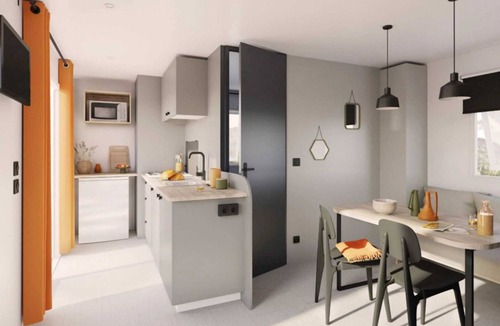 Tharon-Plage House | ZEcamping espace aquatique club enfant locatif TV 28m2 7 pers