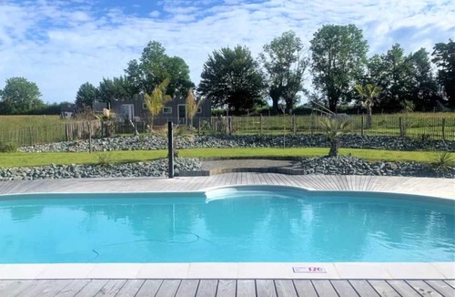 Verruyes House | ZEcamping 3* piscine chauffée hammam sauna locatif TV 47m2 6 pers