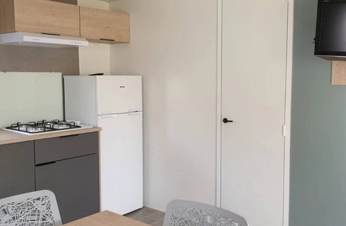 Secondigny House | ZEcamping 4* piscine chauffée mobil-home TV BBQ 24m2