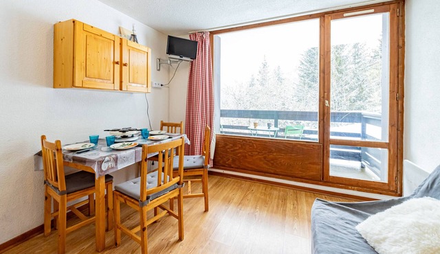 20m² Studio with Balcony for 4 in Saint-François-Longchamp