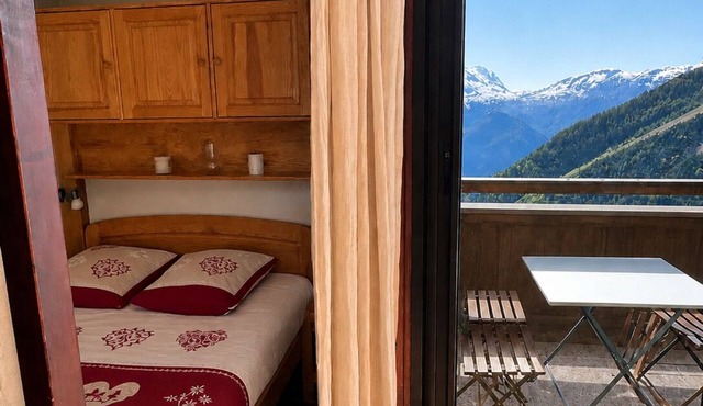 6-person apartment - close to the slopes - balcony - private covered parking